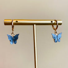 Load image into Gallery viewer, SP Grey Butterfly Earrings
