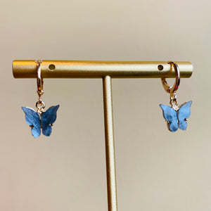 SP Grey Butterfly Earrings